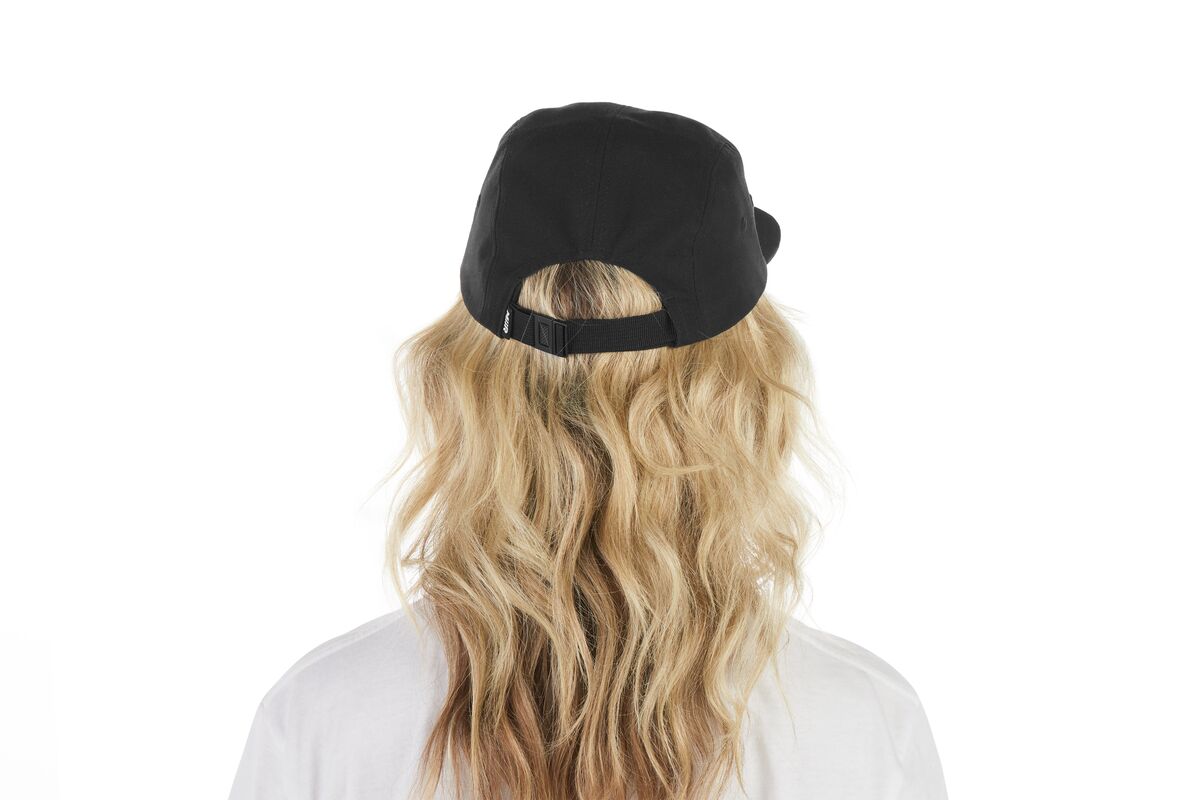 recycled-poly-flat-brim-5-panel-hat-i2 WebPDP-HAT003002_Recycled_Poly_Flat_Brim_5Panel_Hat_Black_Studio_Harper_Studios_0723_Back__HAT003002OS.jpg