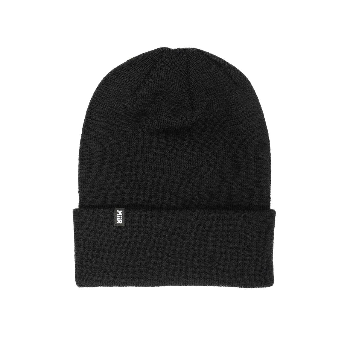 recycled-poly-fine-knit-beanie-o4 Web_PDP-RecycledPolyFineKnitBeanie_Studio_Front_Black.jpg